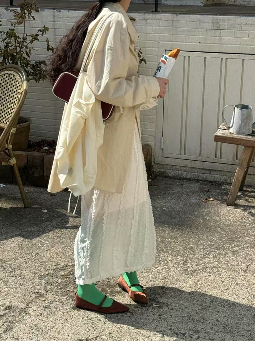 側綁帶挺身恤衫