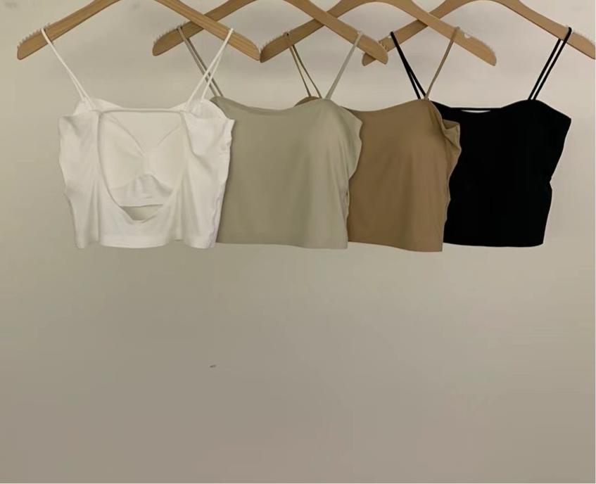 ♔ 皇牌 ۰ 親膚露背Bra Top