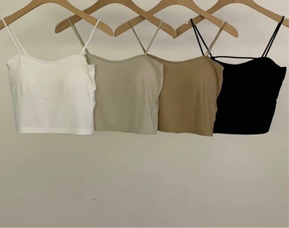 ♔ 皇牌 ۰ 親膚露背Bra Top