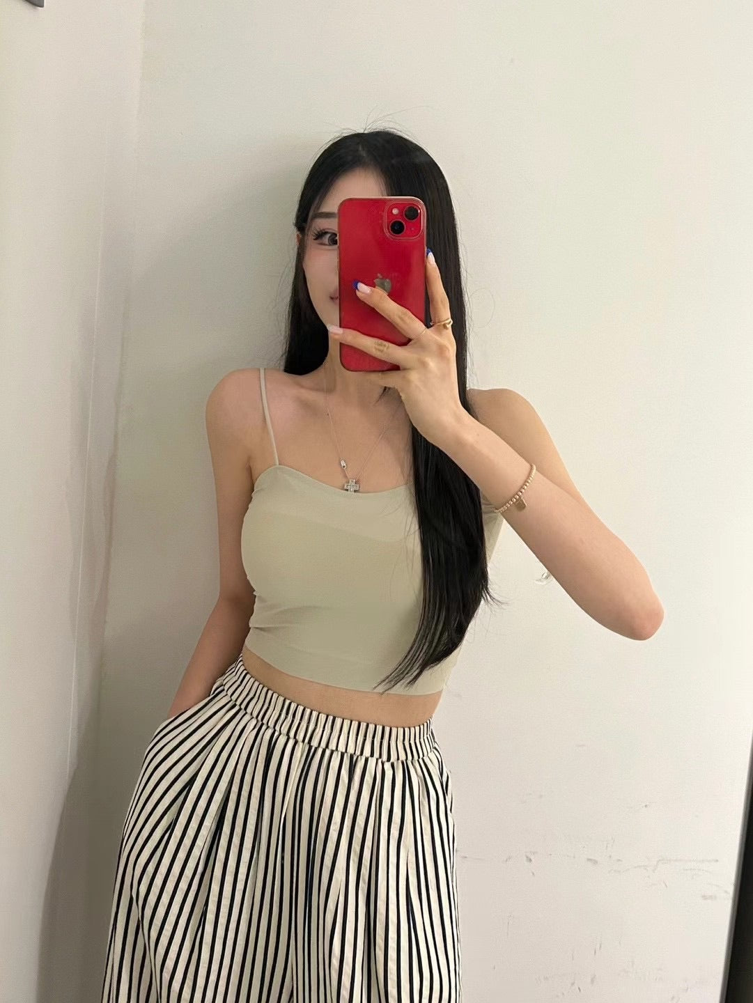 ♔ 皇牌 ۰ 親膚露背Bra Top