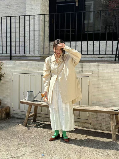 側綁帶挺身恤衫